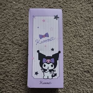 Kuromi Lavender Water Bottle / With Straps/ Cover Snap Top